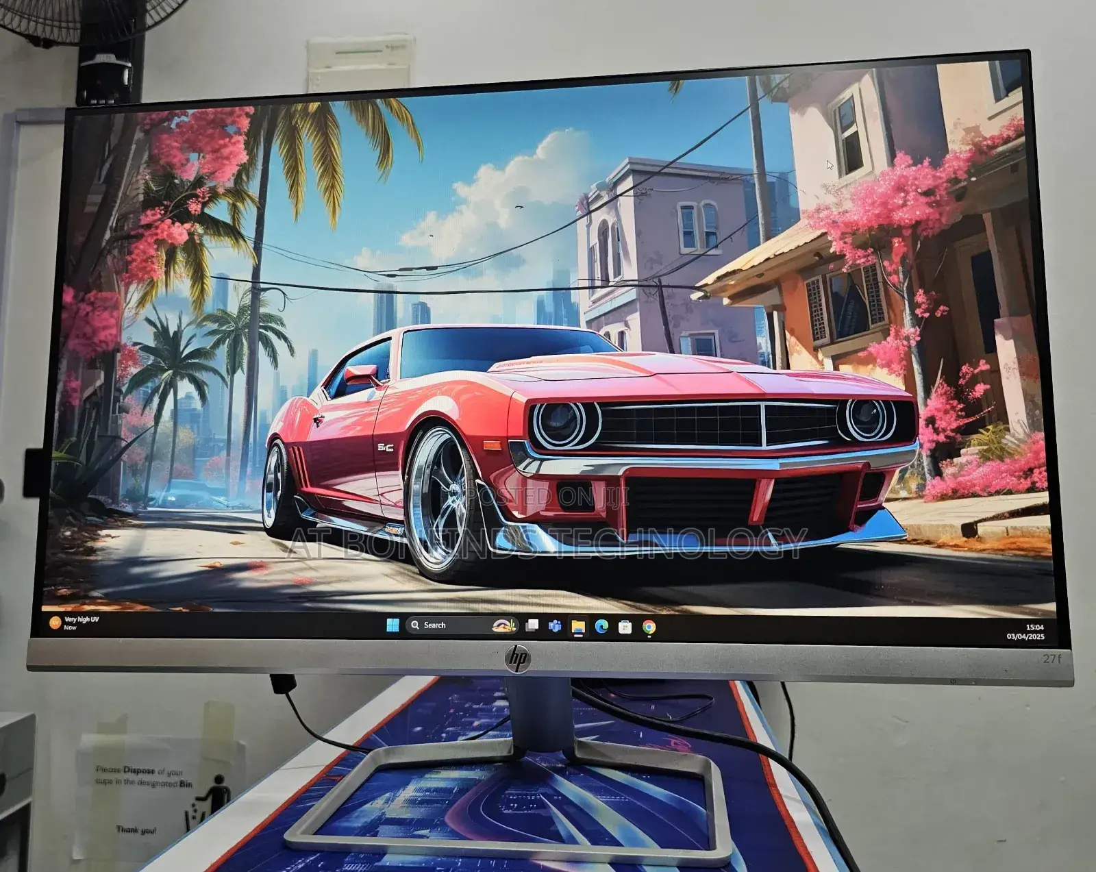 Hp M27f 
27 Inch Monitor 
Vga/2 Hdmi Ports
75hz Refresh