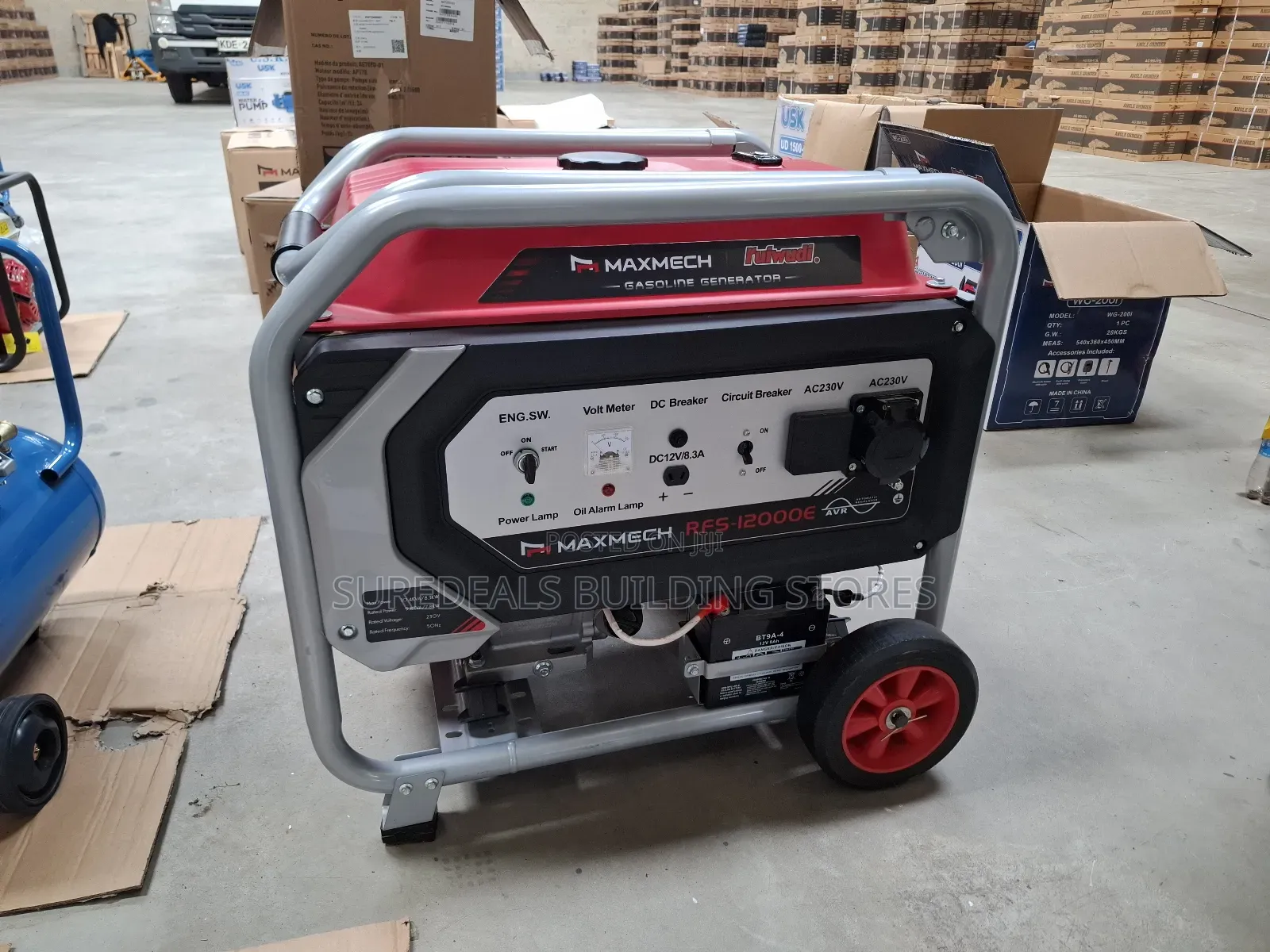 Maxmech Key Start Generator,10.4kva/8.3kw.