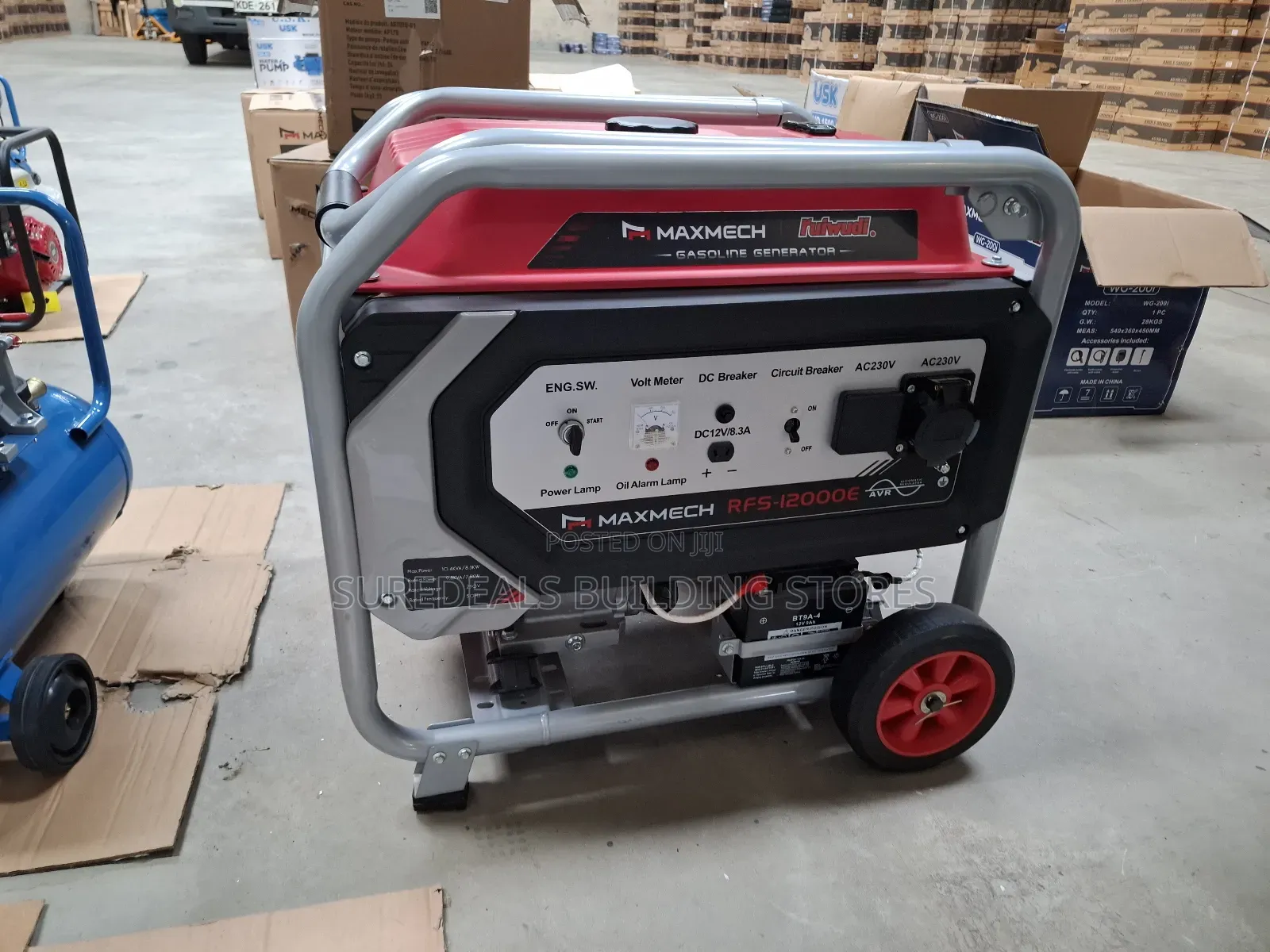 Maxmech Key Start Generator,10.4kva/8.3kw.