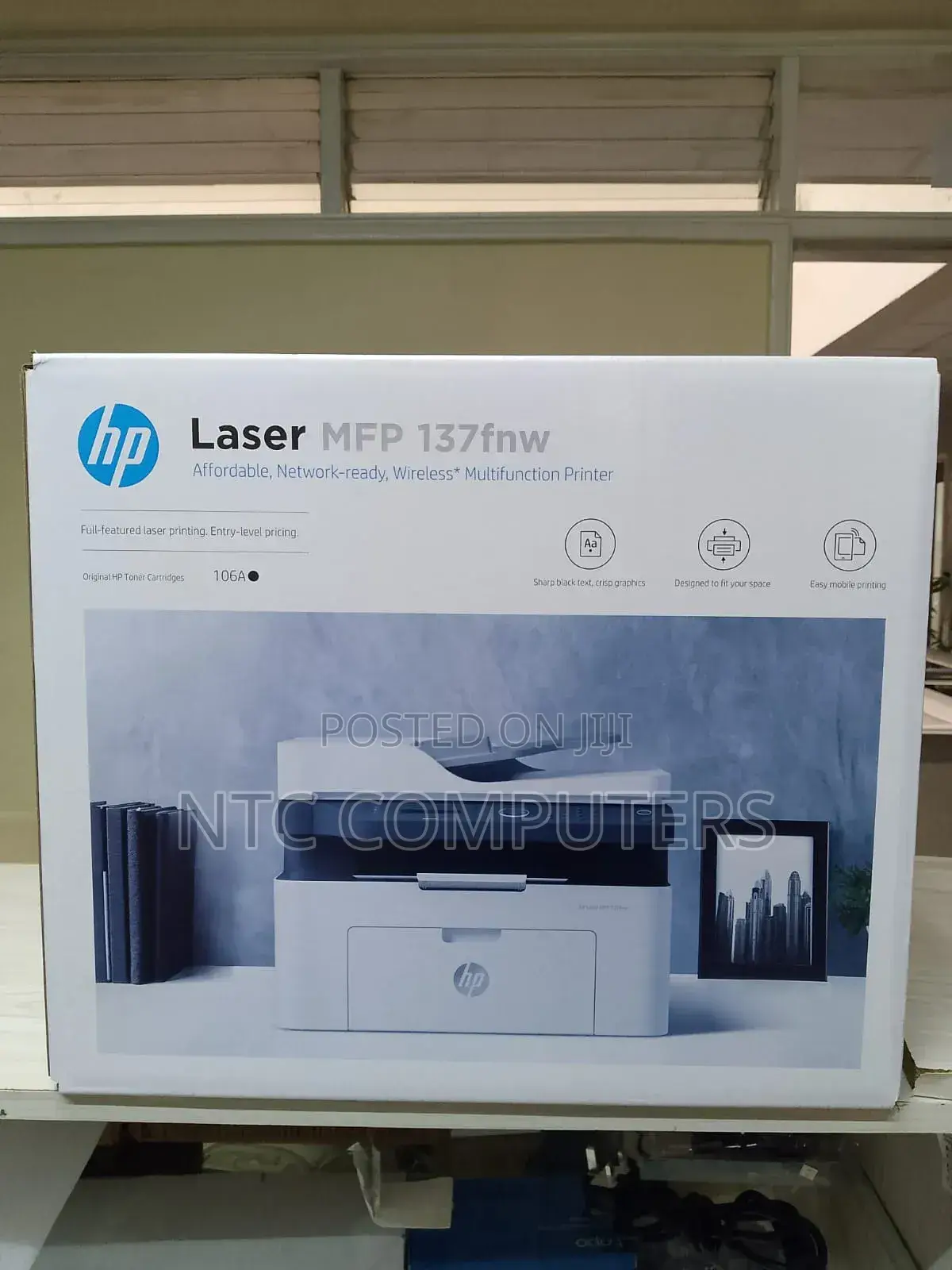 Hp Laserjet Pro MFP M137fnw Printer Print, Copy, Scan