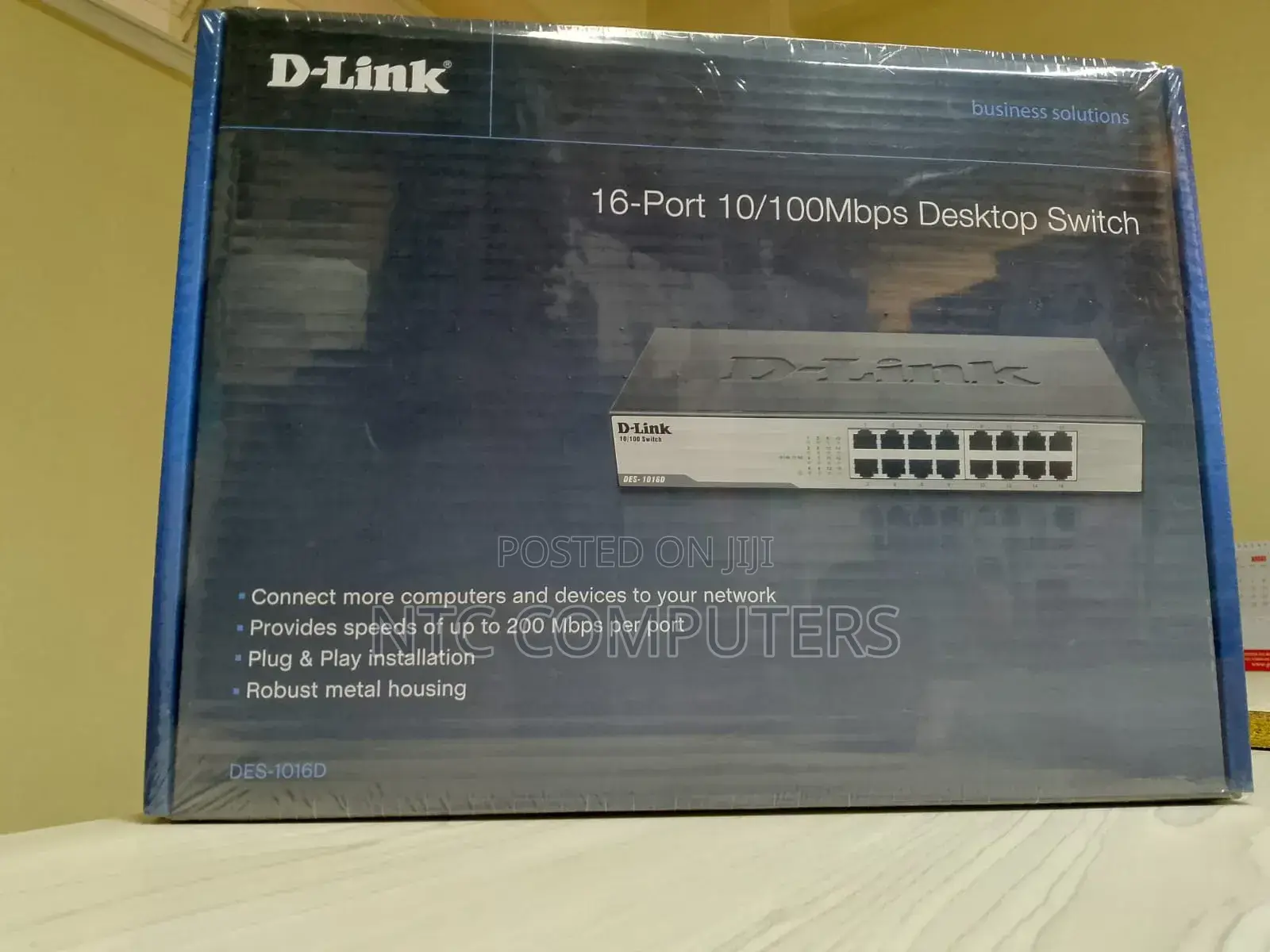 Dlink 10/100m 16-Port Fast Ethernet Unmanaged Desktop Switc