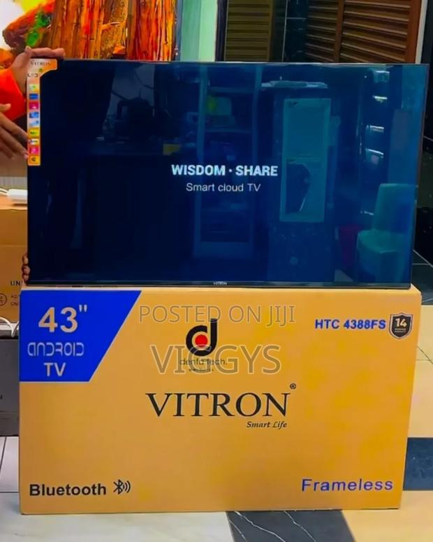 Vitron 43 Incches Smart Android Frameless Tv. %%. - main view
