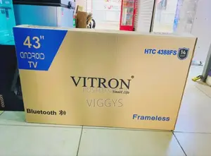 Vitron 43 Inches Smart Android Frame Less Tv. **.