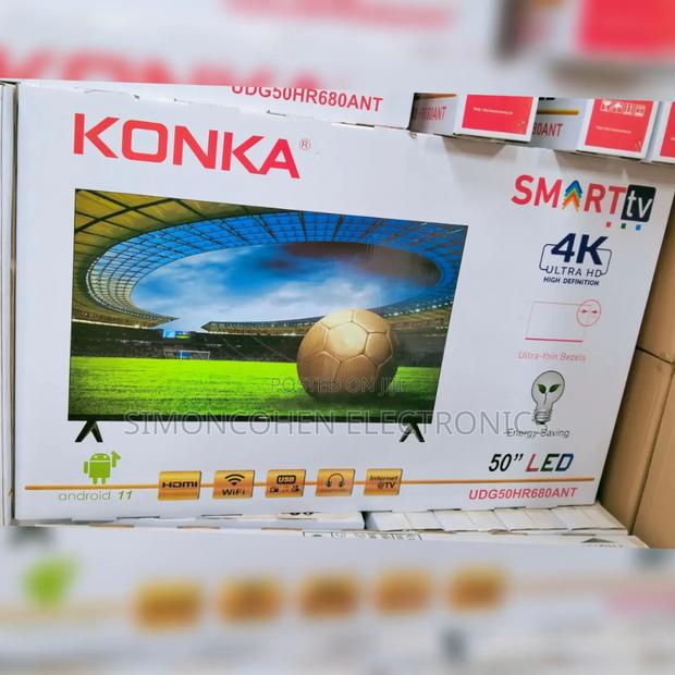 Konka 50 Inches Smart Android Frameless Tv - thumbnail 3