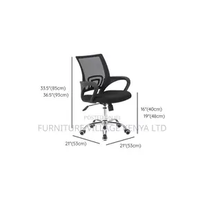 Rotatable Study Chair With Lumbar Support