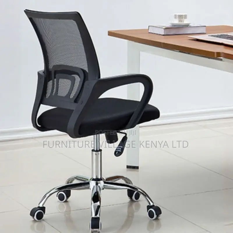 Rotatable Study Chair With Lumbar Support