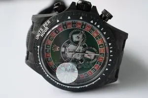 Rolex Diw Black and Red Canvas Straps
