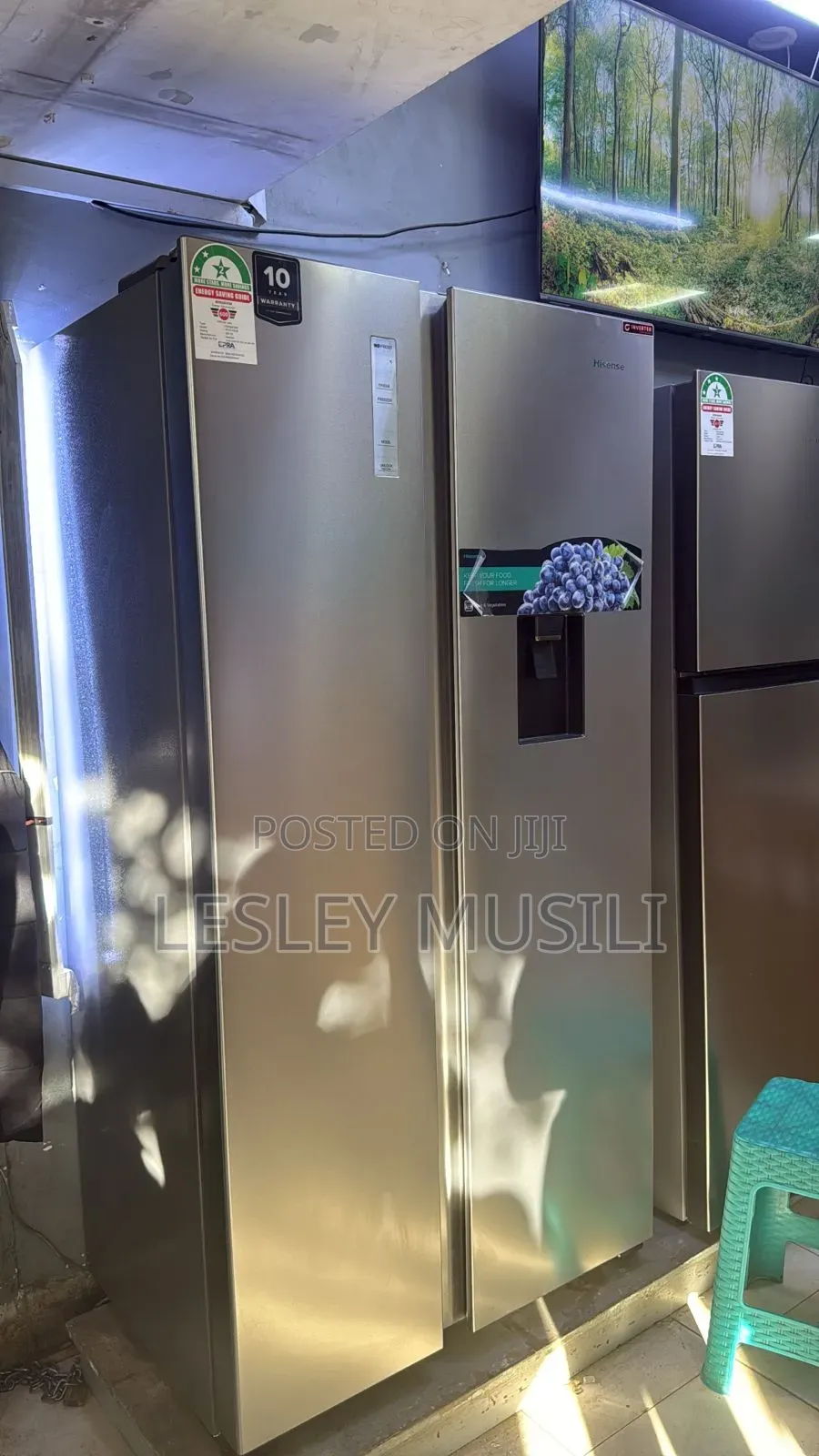 Hisense 518l Side by Side Fridge Ref518dr
