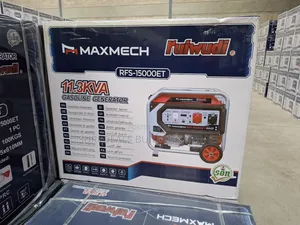 Maxmech 11.9kva Petrol Dual Phase Generator.