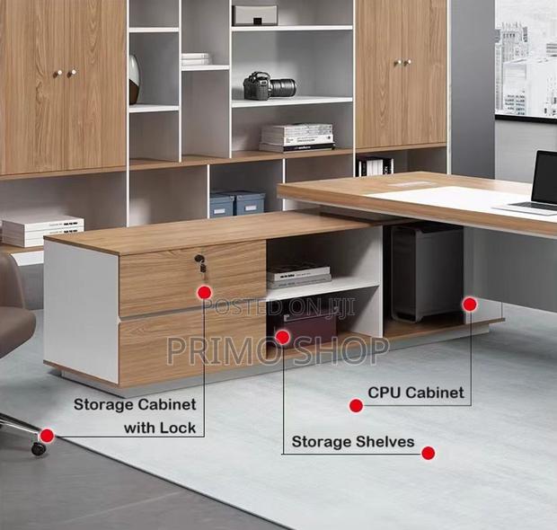 Office Desk; Smooth Spacious Executive Desk(2metres) - thumbnail 5
