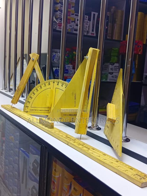 Technical/Drawing/Teachers/Blackboard Drawing Set-Wooden - thumbnail 6