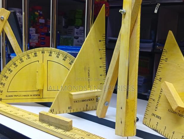 Technical/Drawing/Teachers/Blackboard Drawing Set-Wooden - thumbnail 3