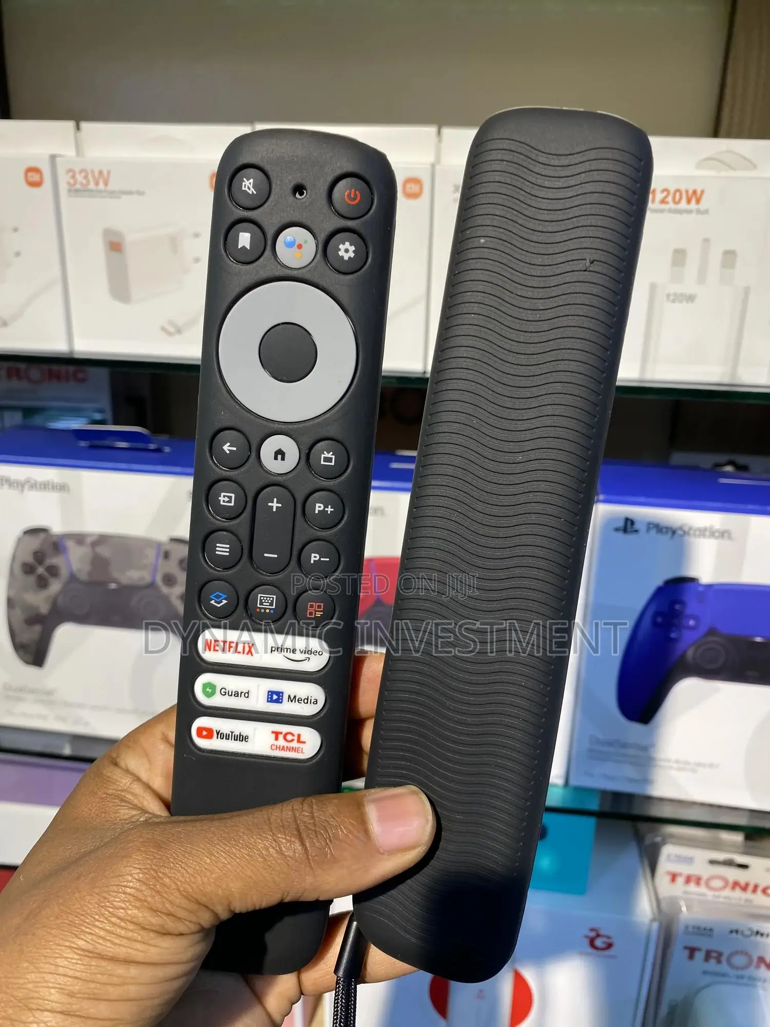 TCL Android Google Tv Remote Control and Protective Case