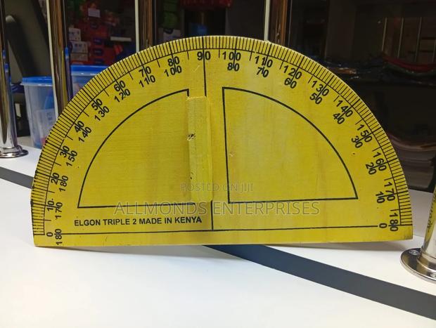 Blackboard Protractor 180 Degrees-Wooden - main view