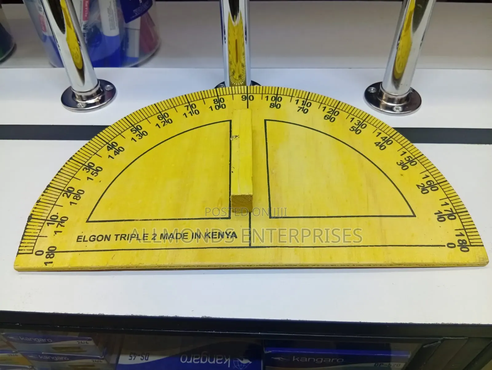 Blackboard Protractor 180 Degrees-Wooden