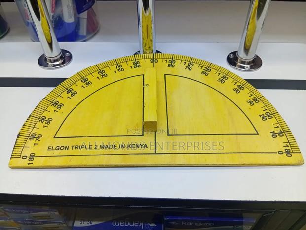 Blackboard Protractor 180 Degrees-Wooden - thumbnail 4