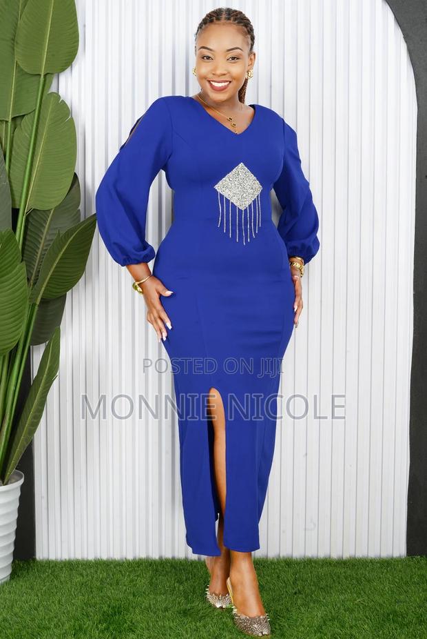 Jungle Green Stylish Dinner Wear(Evening Dress) - thumbnail 2