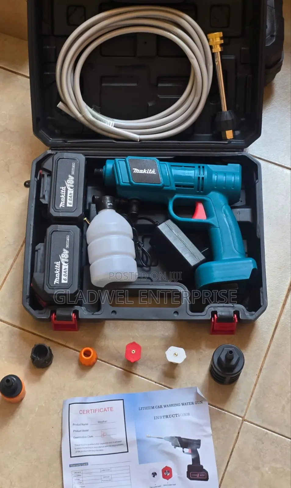 Makita Cordless Portable Pressure Washer