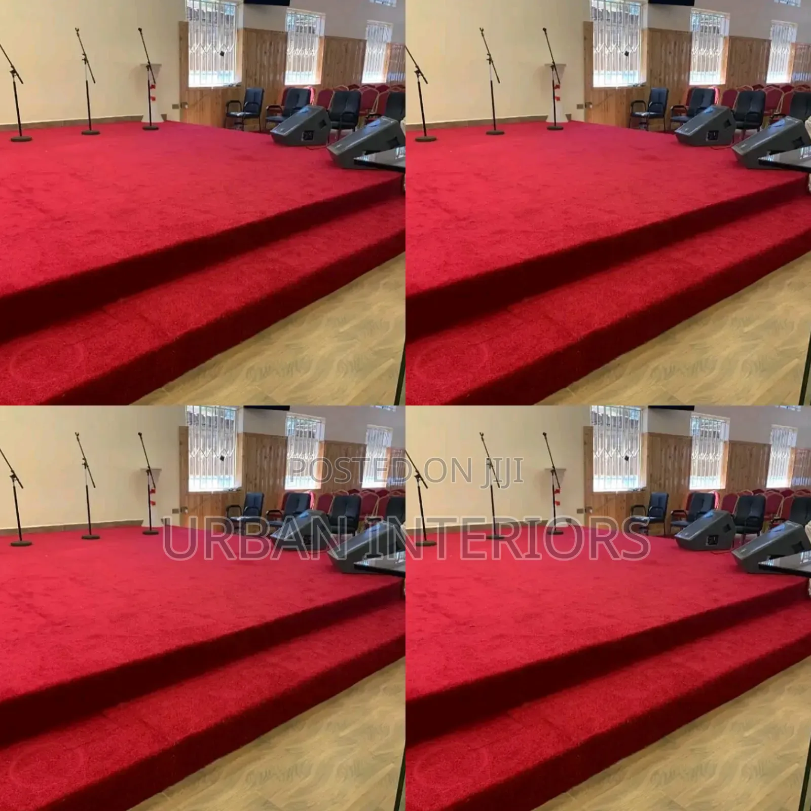 Wine Red Carpets. Simple Altar Carpets