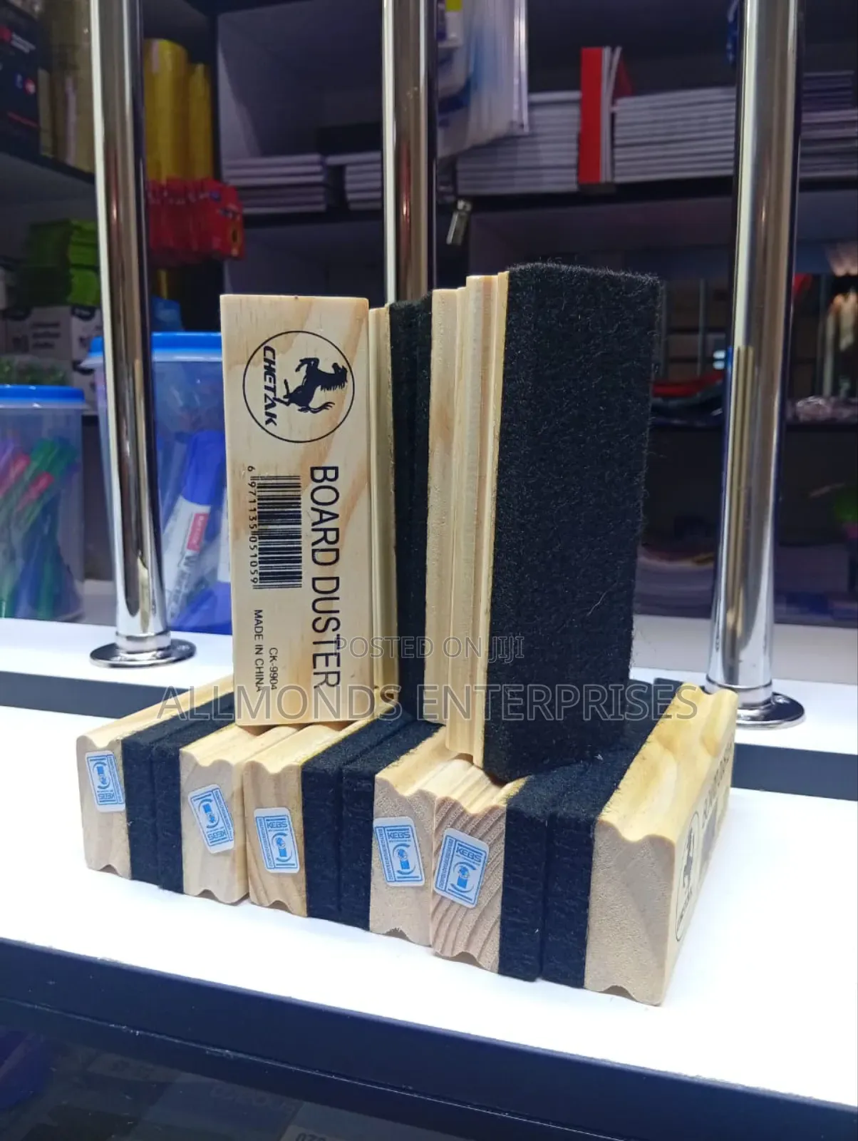 Wooden Blackboard Duster 13cm by 4cm