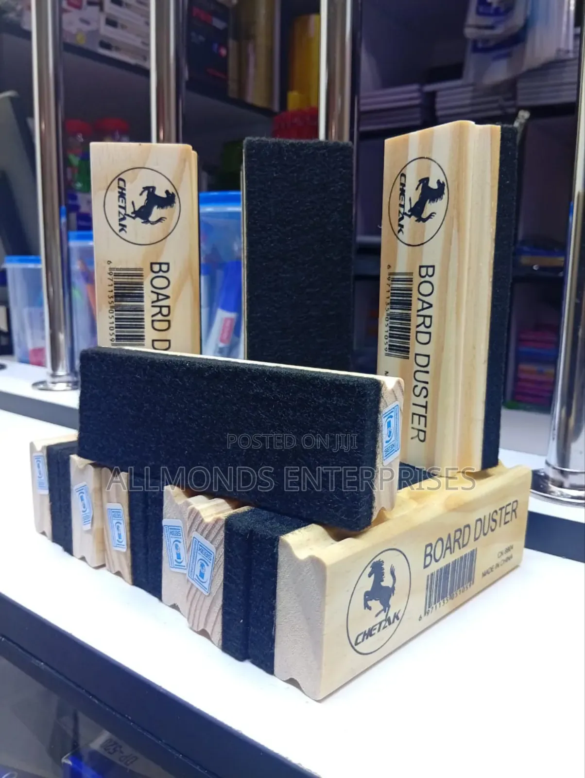 Wooden Blackboard Duster 13cm by 4cm