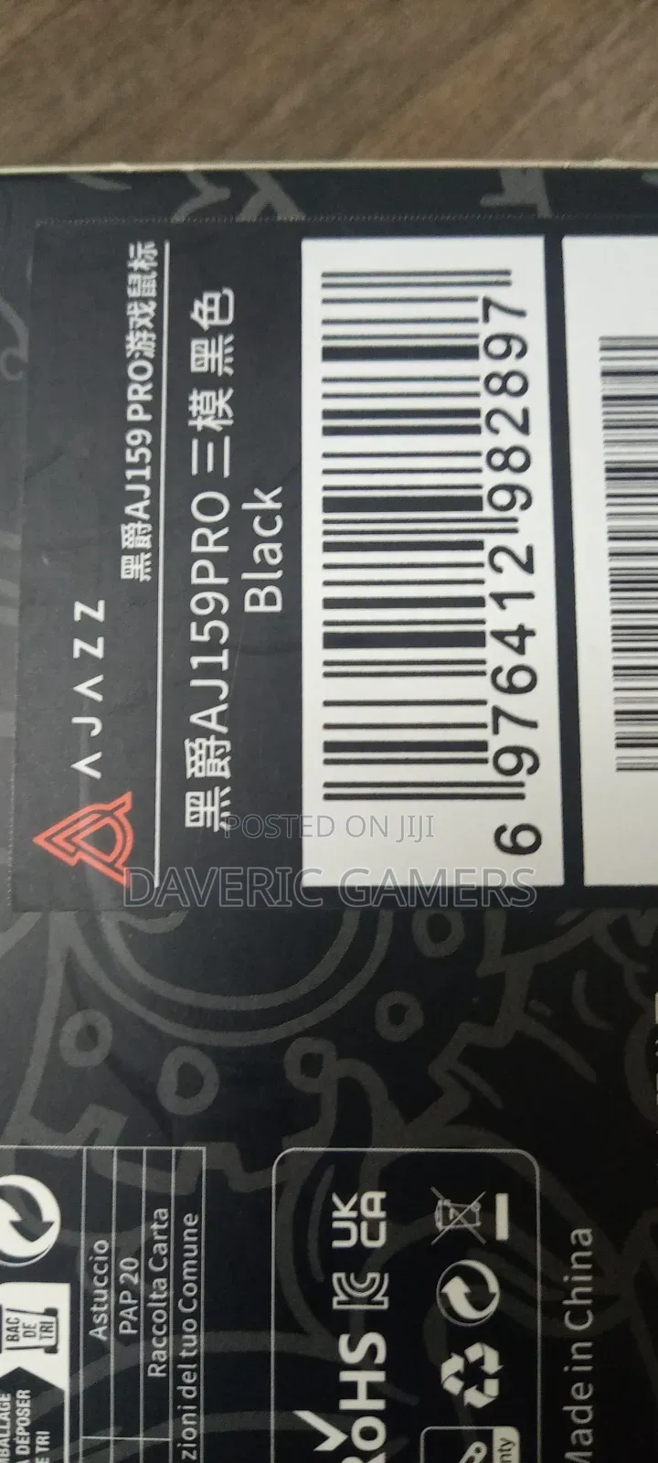 Original Aj159 Wireless Gaming Mouse