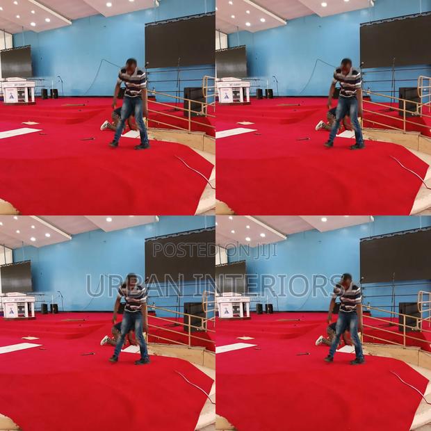 Red Altar Carpets. Altar Renovations