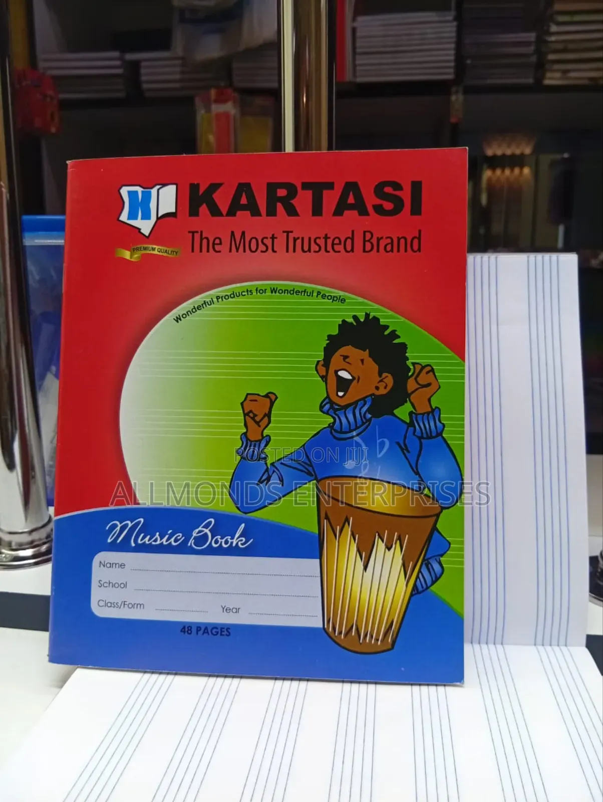 A5 Music Book 48 Pages- Kartasi