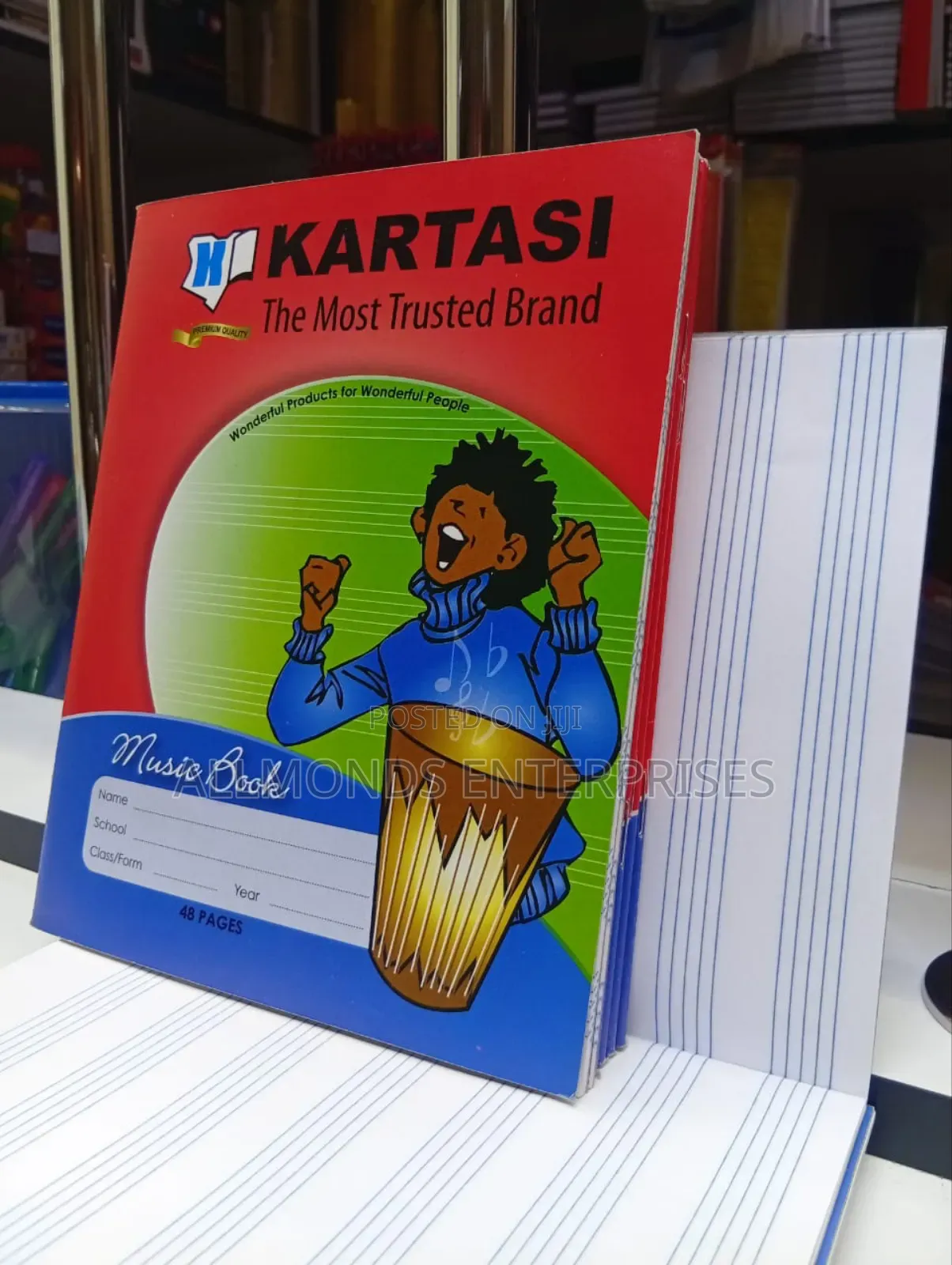 A5 Music Book 48 Pages- Kartasi
