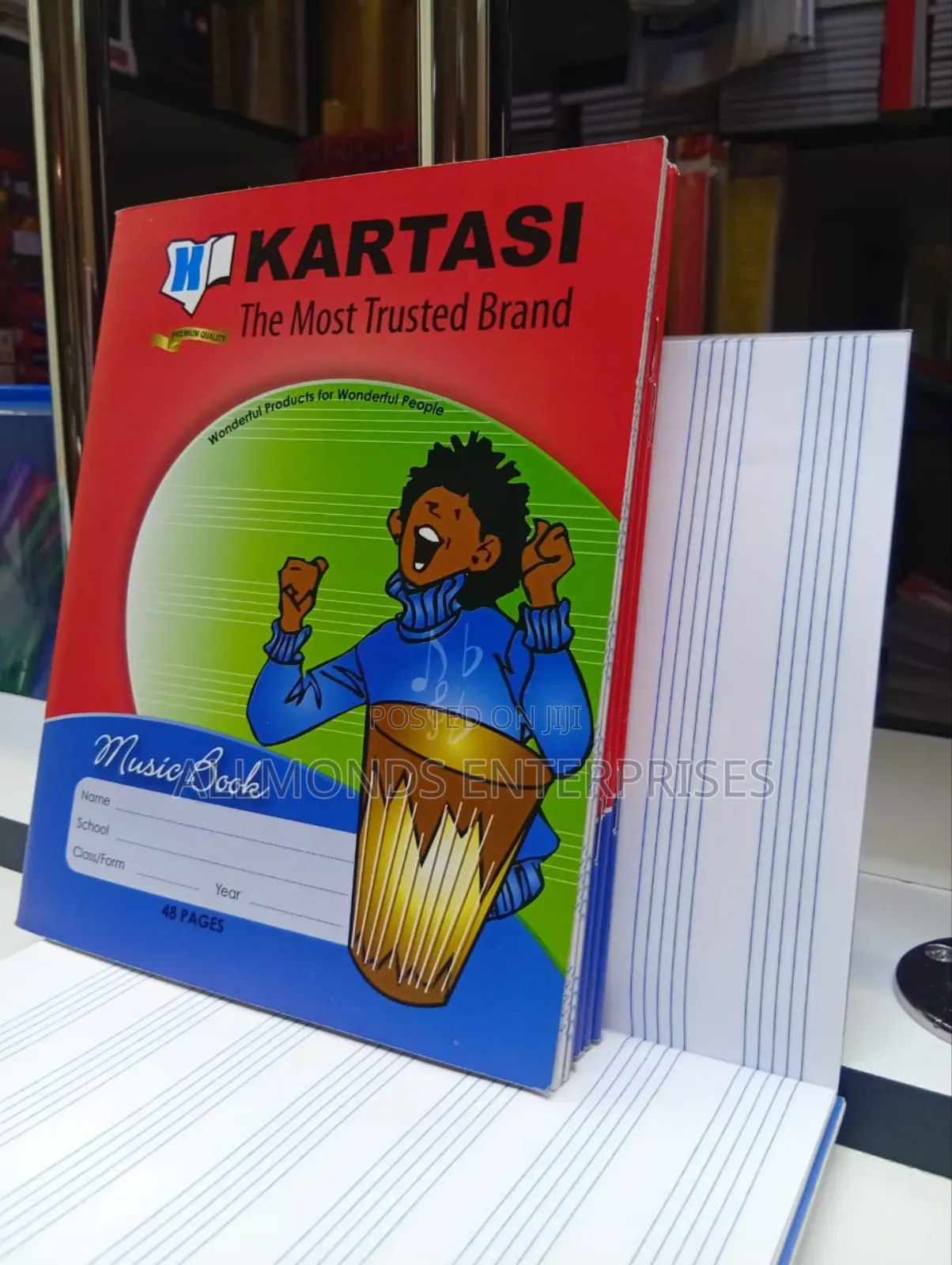 A5 Music Book 48 Pages- Kartasi