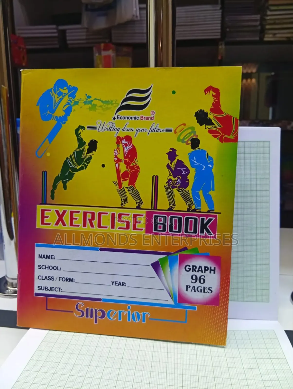 A5 Graph Book 96 Pages- Economics