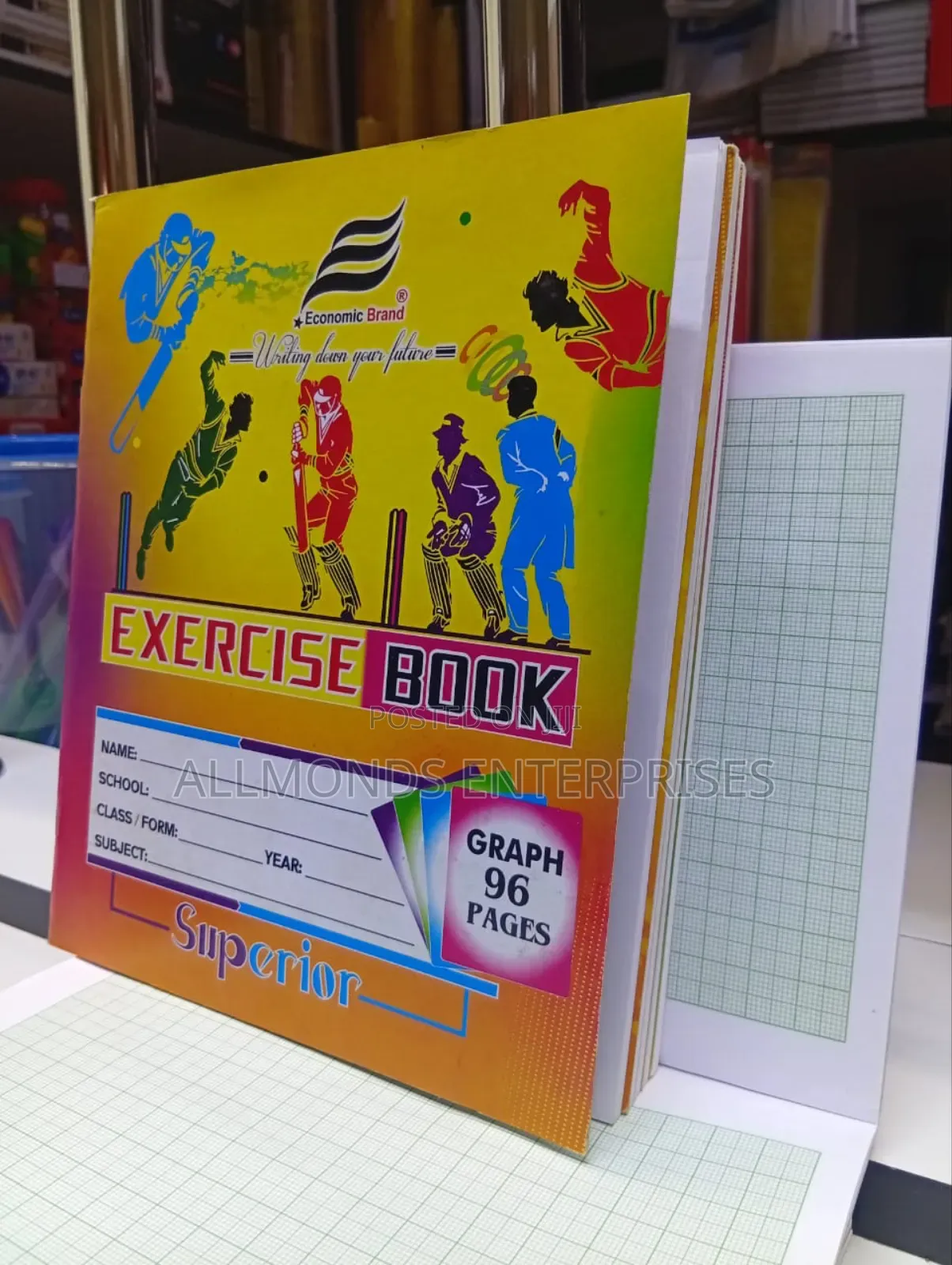A5 Graph Book 96 Pages- Economics