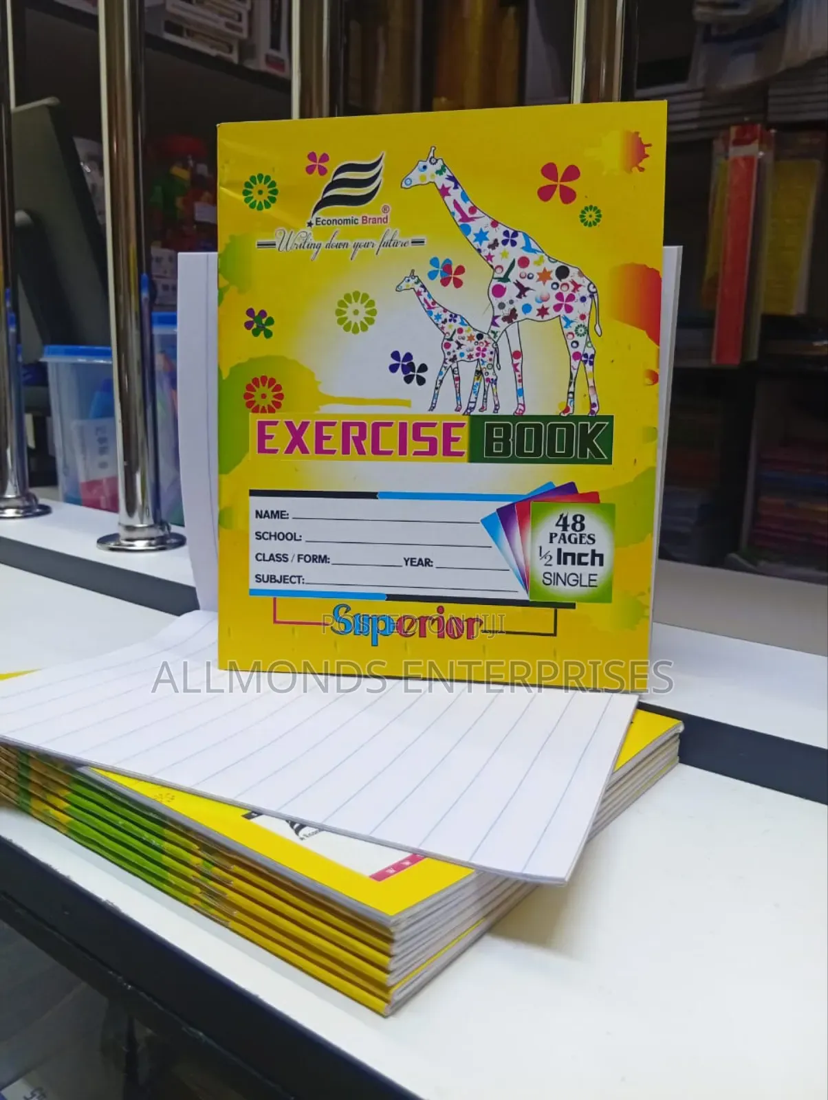 1/2 Inch Single Ruled Book 48 Pages- Economics