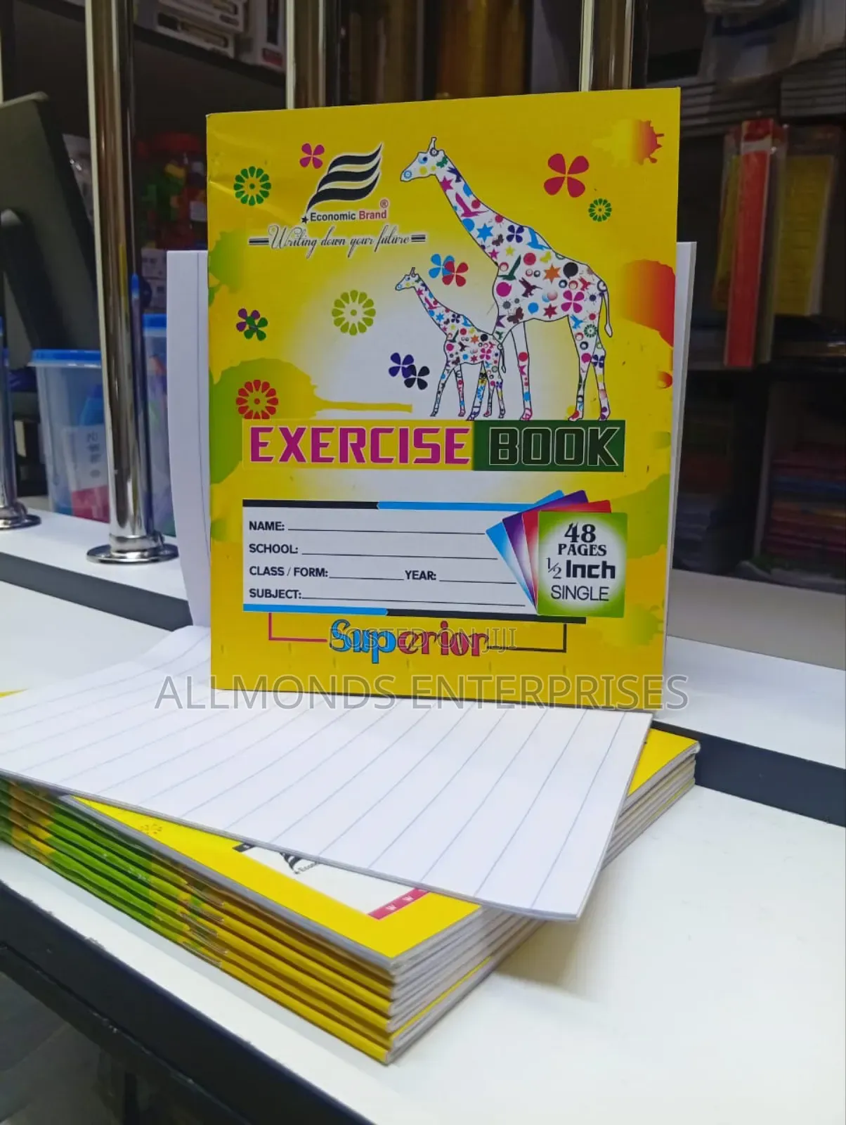 1/2 Inch Single Ruled Book 48 Pages- Economics