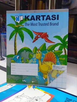 A5 1/2 Inch Square Ruled 48pages-Kartasi