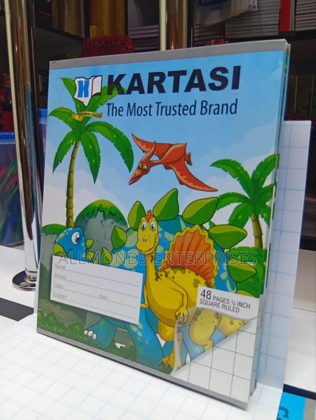 A5 1/2 Inch Square Ruled 48pages-Kartasi