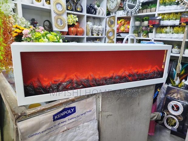 Led Fireplace 98cm × 28cm - main view