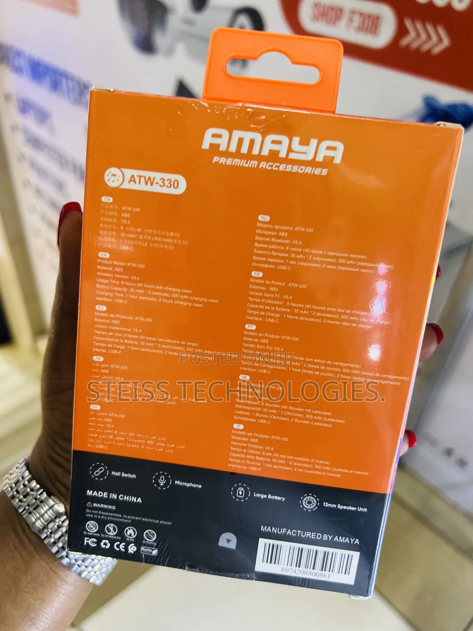 Amaya Atw330 Wireless Earbuds.