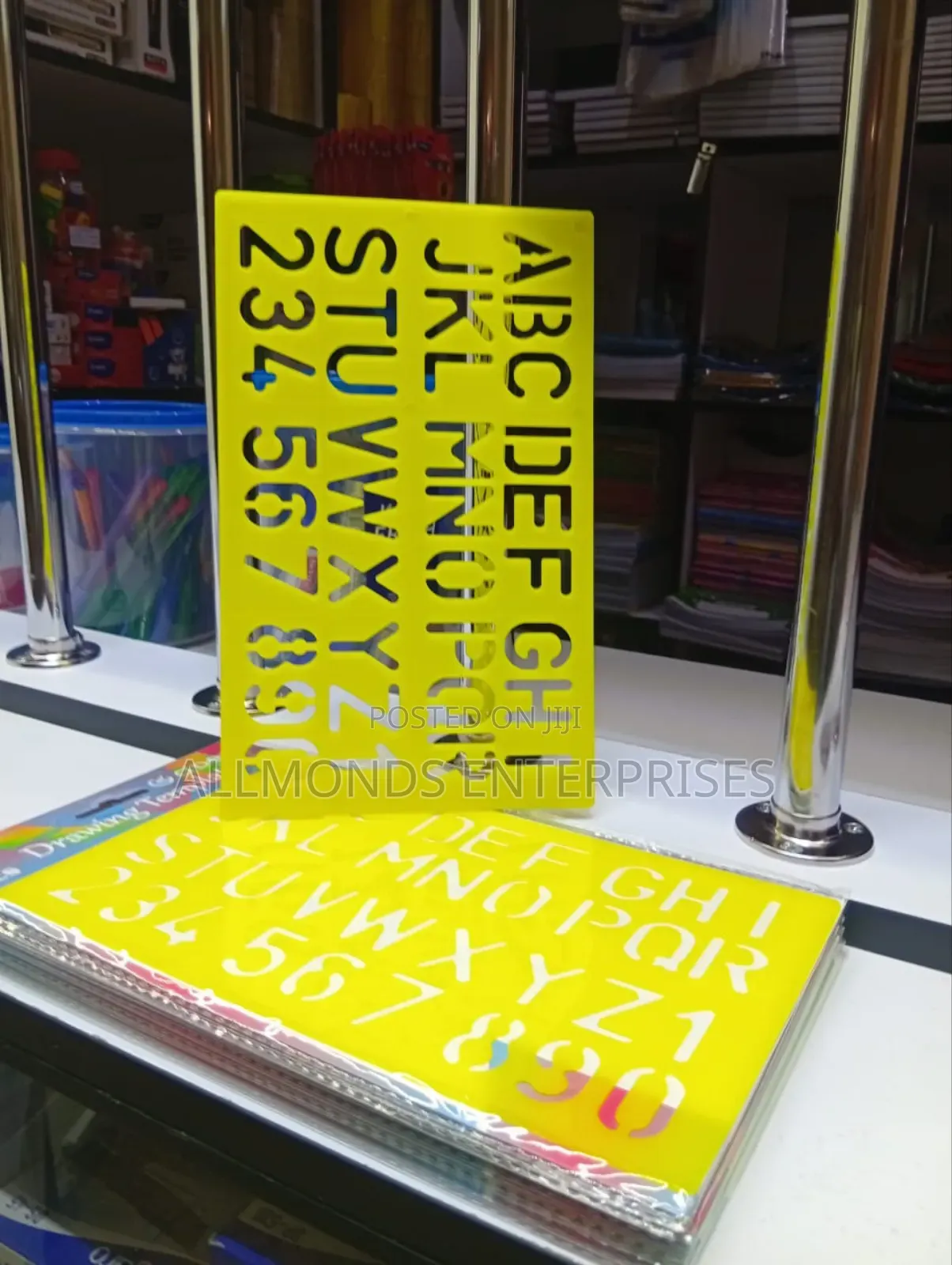 Stencil-Letters and Numbers