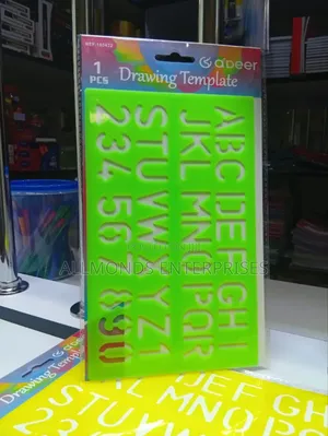 Stencil-Letters and Numbers