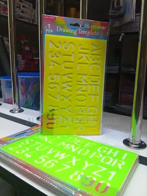 Stencil-Letters and Numbers