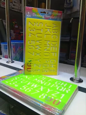 Stencil-Letters and Numbers