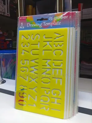 Stencil-Letters and Numbers