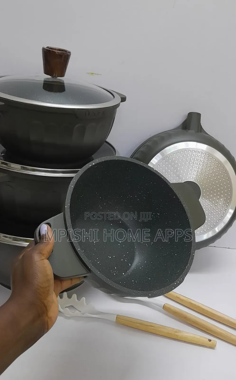 15pcs Granite Cookware Set
