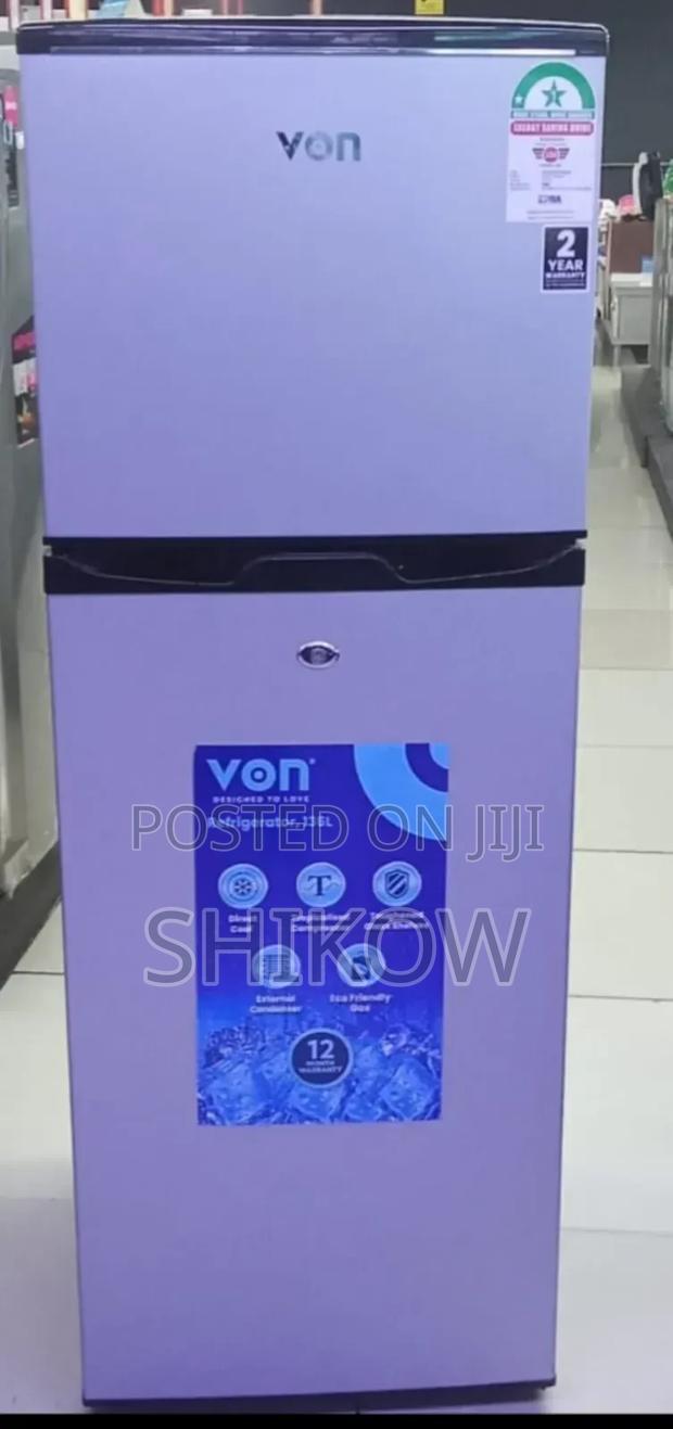Von Vart-19dhs Capacity 138 Litres Double Door Fridge - main view