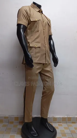 Men Beidge Ribbon Kaunda Suit
