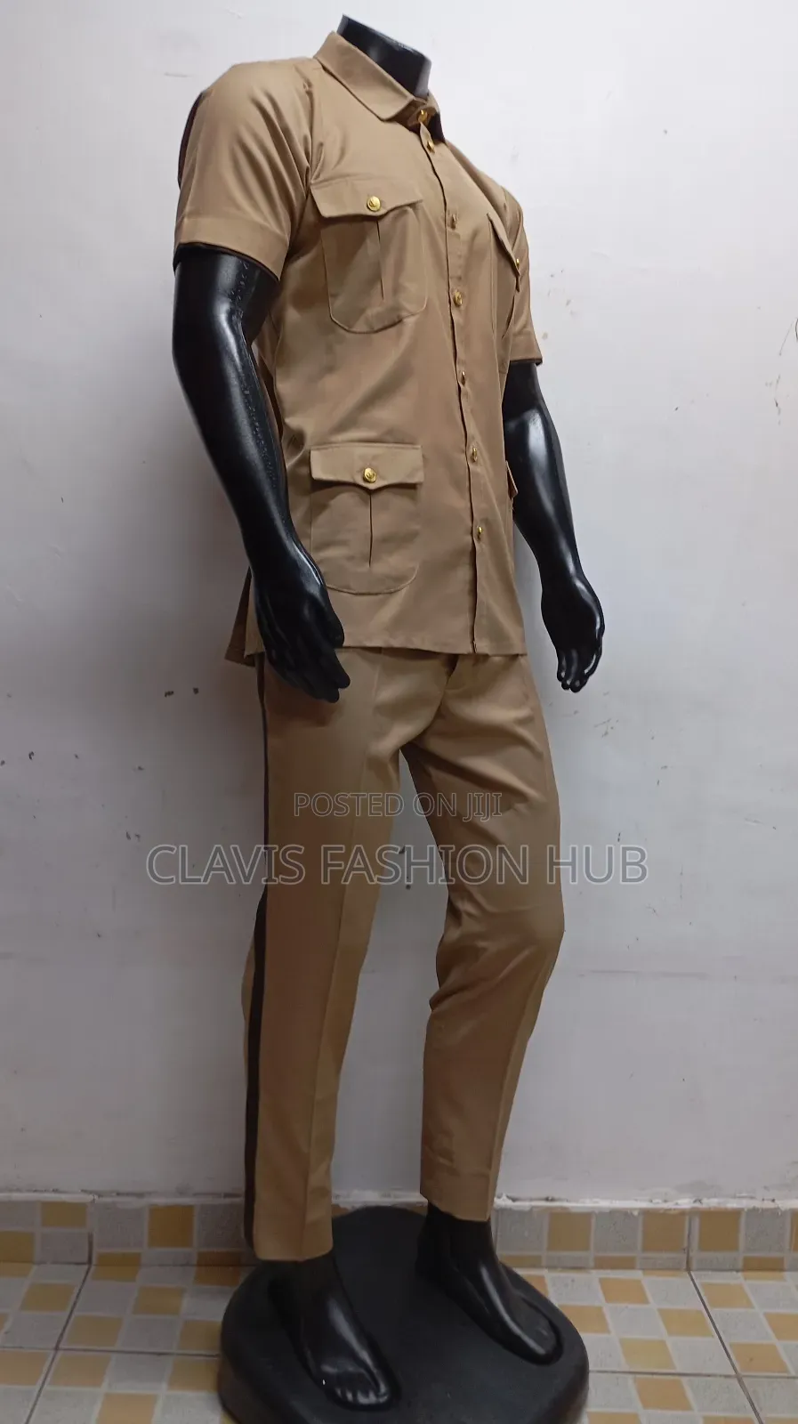 Men Beidge Ribbon Kaunda Suit