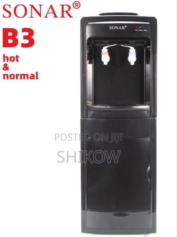 Black Sonar B3 Hot and Normal Free Standing Water Dispenser;