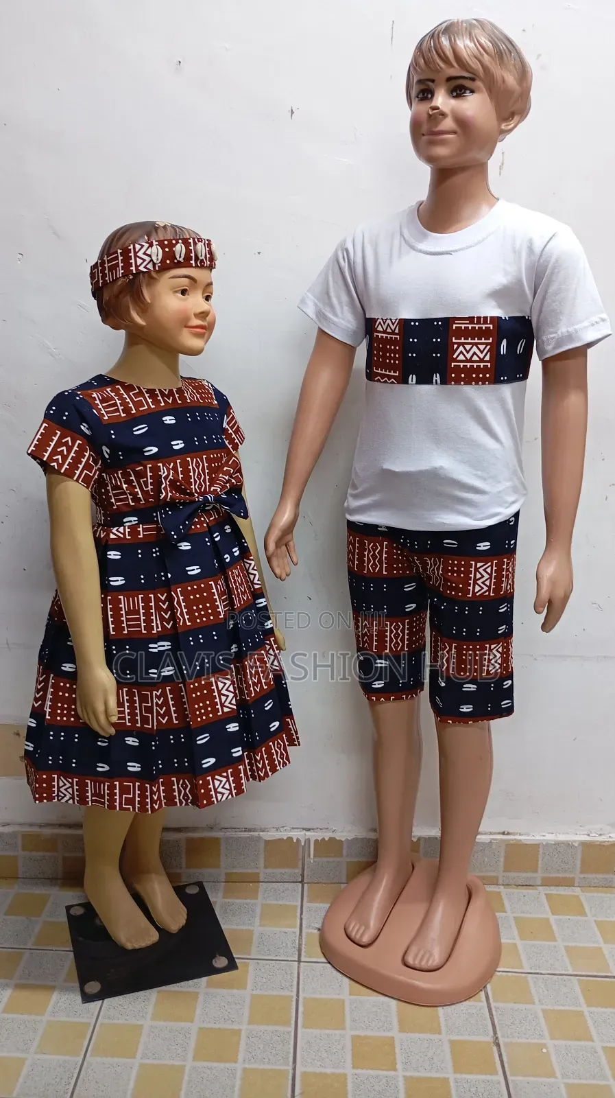 Kids Matching Kitenge Outfits