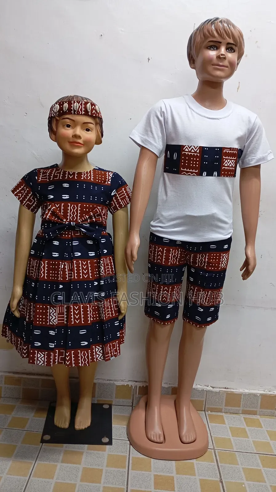 Kids Matching Kitenge Outfits